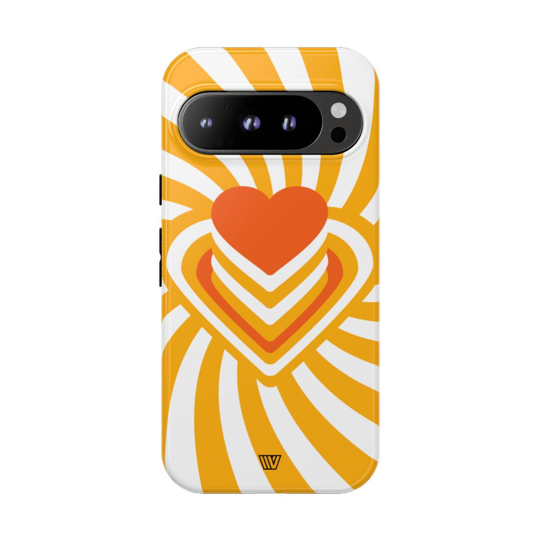 HEART RAY STACK | Tough Phone Case