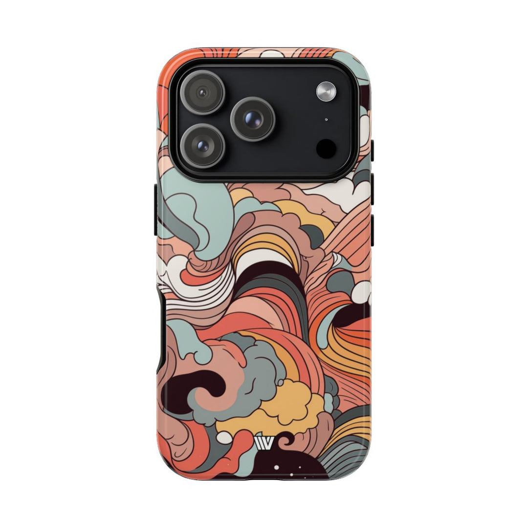 ABSTRACT DOODLE CLOUDS | Tough Phone Case
