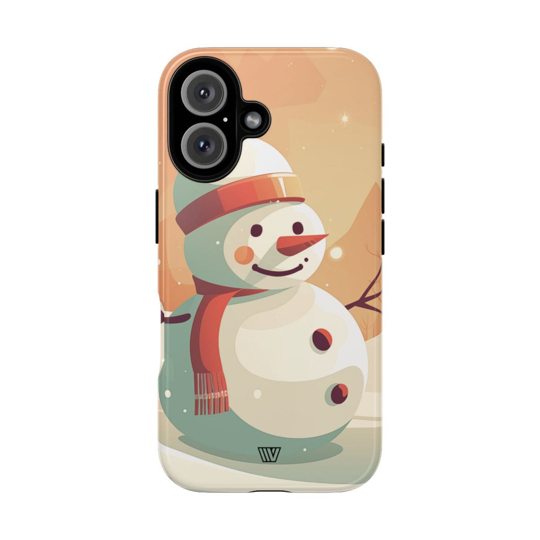 SUNSET SNOWMAN | Tough Phone Case