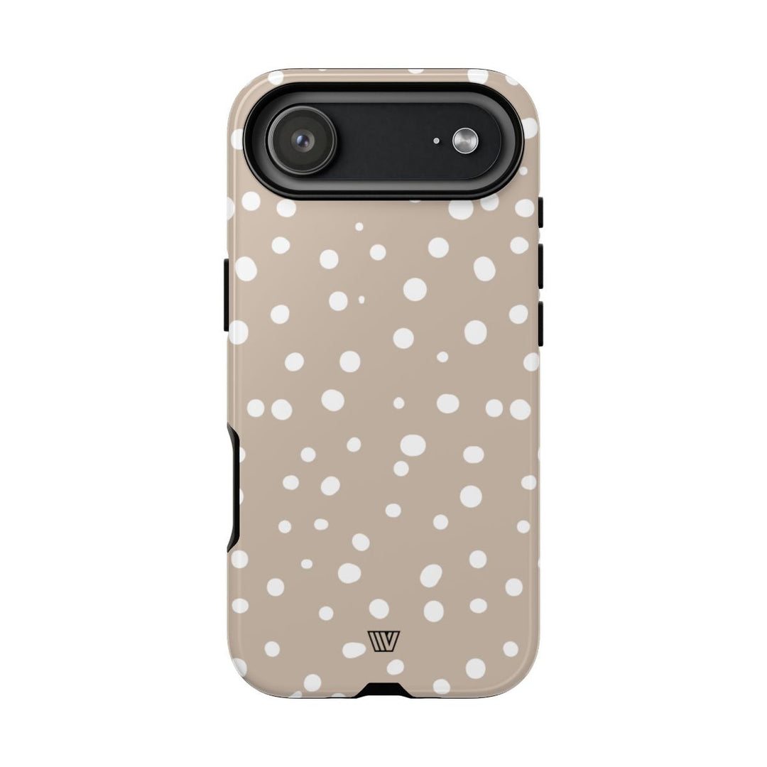 BEIGE DOTS | Tough Phone Case