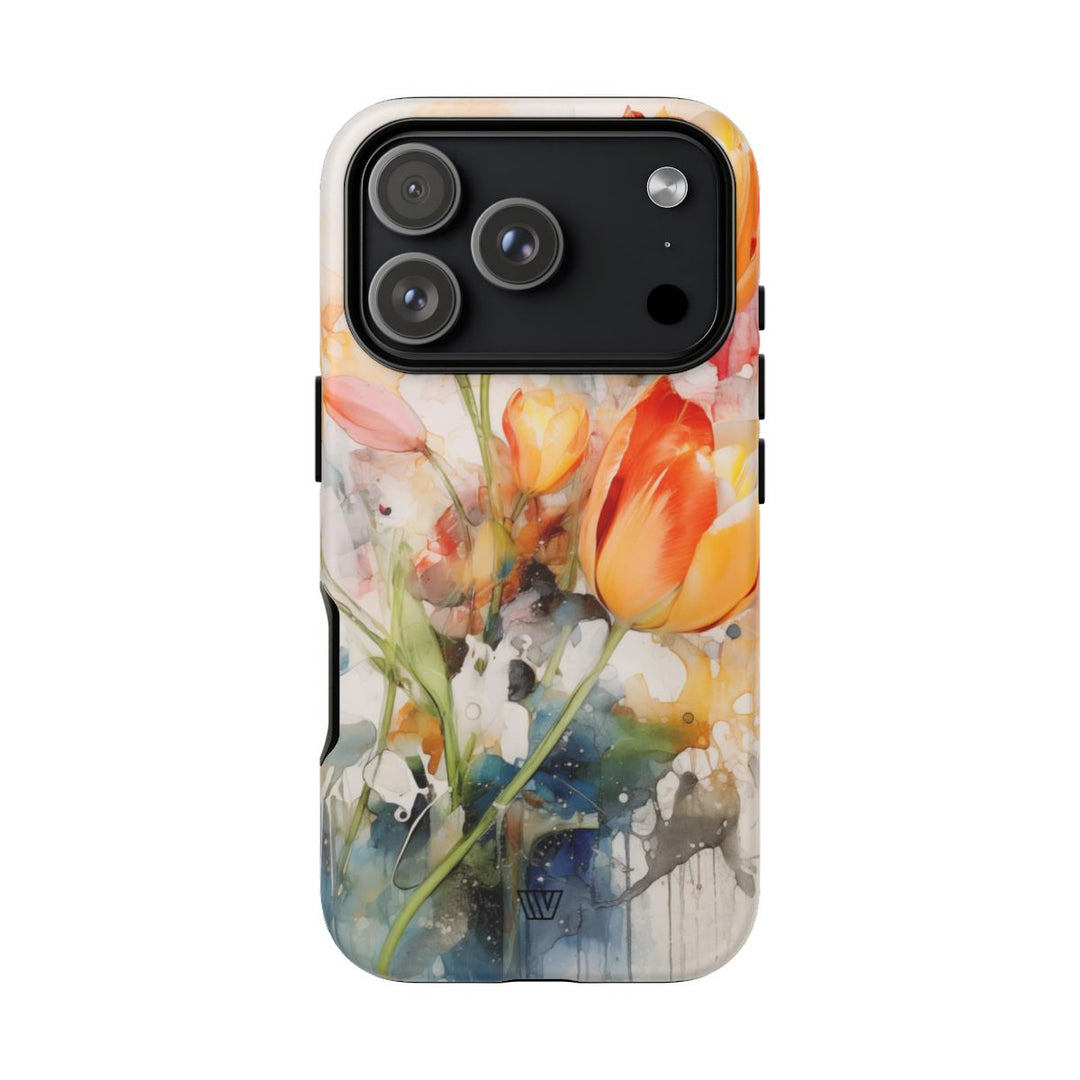 WATERCOLOR TULIPS | Tough Phone Case