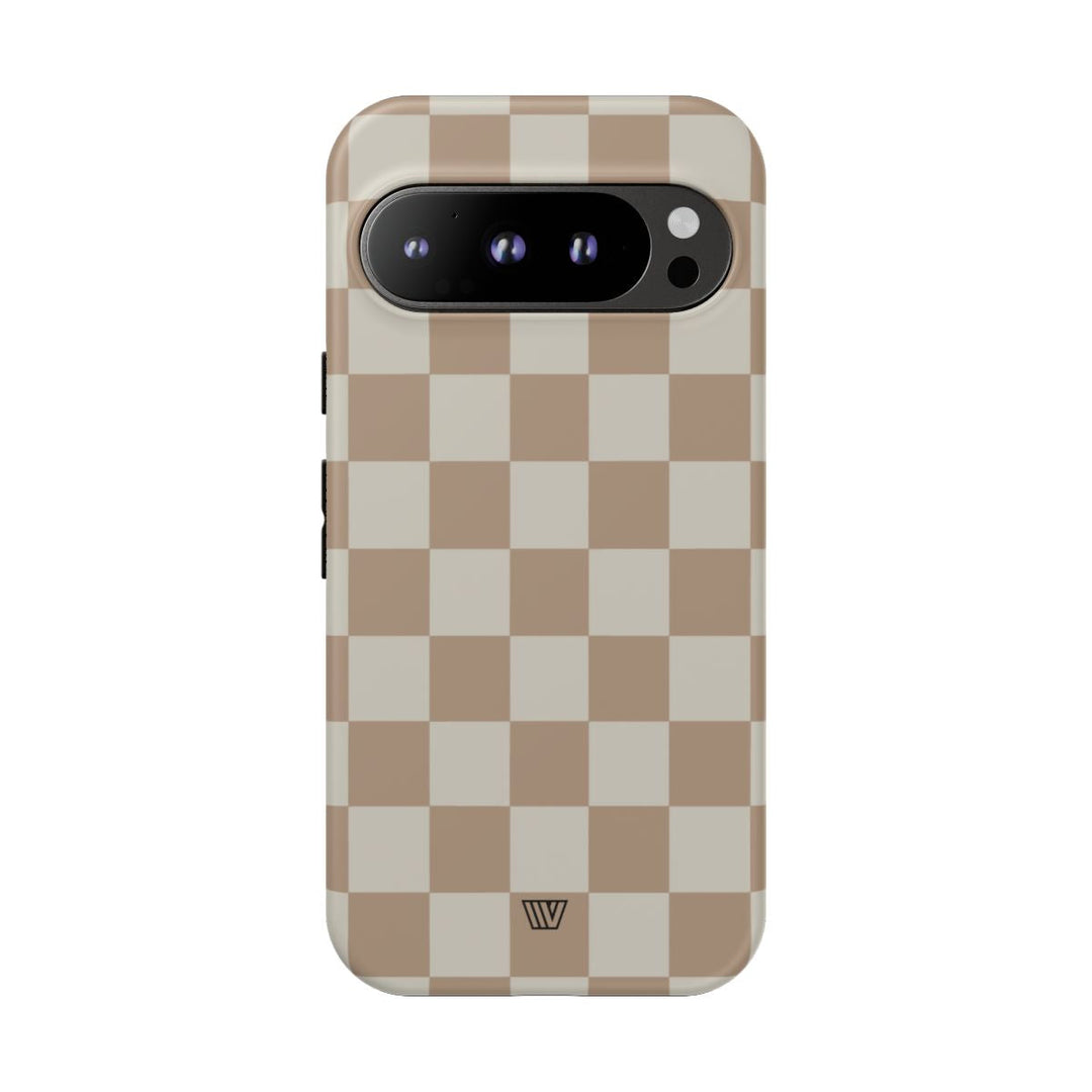 NEUTRAL CHECKERBOARD | Tough Phone Case