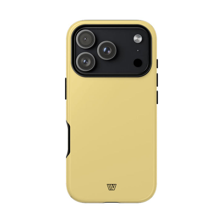 MUTED YELLOW SOLID | Tough Phone Case