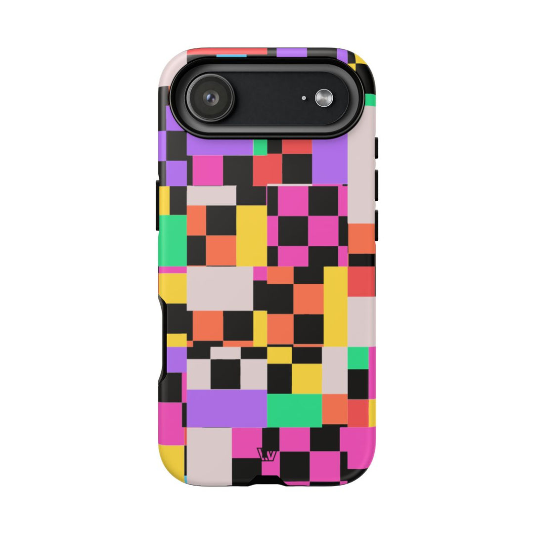 MASHED UP CHECKERBOARD | Tough Phone Case