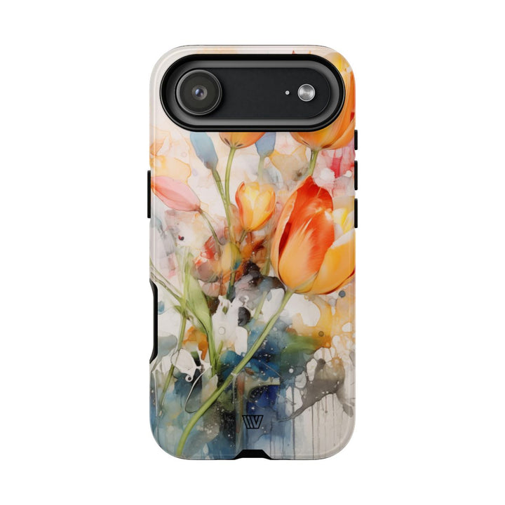 WATERCOLOR TULIPS | Tough Phone Case