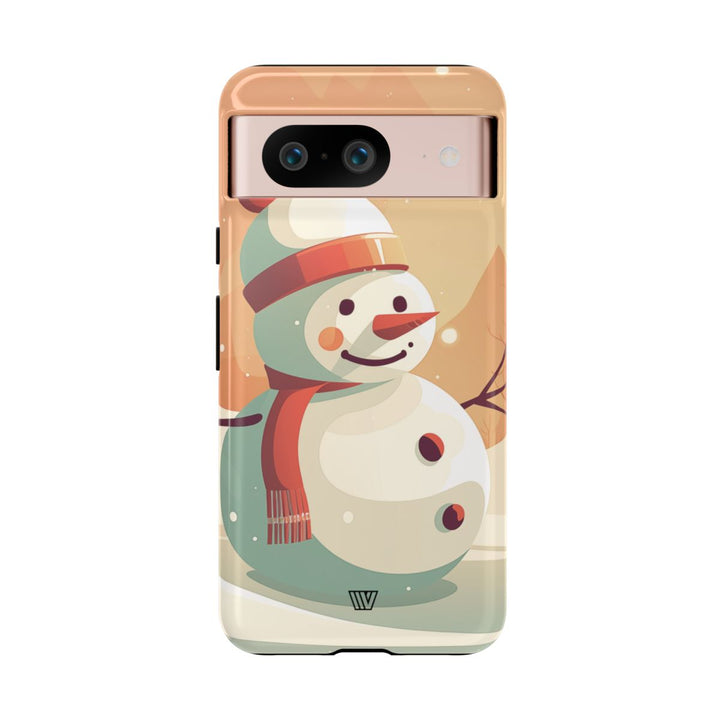 SUNSET SNOWMAN | Tough Phone Case