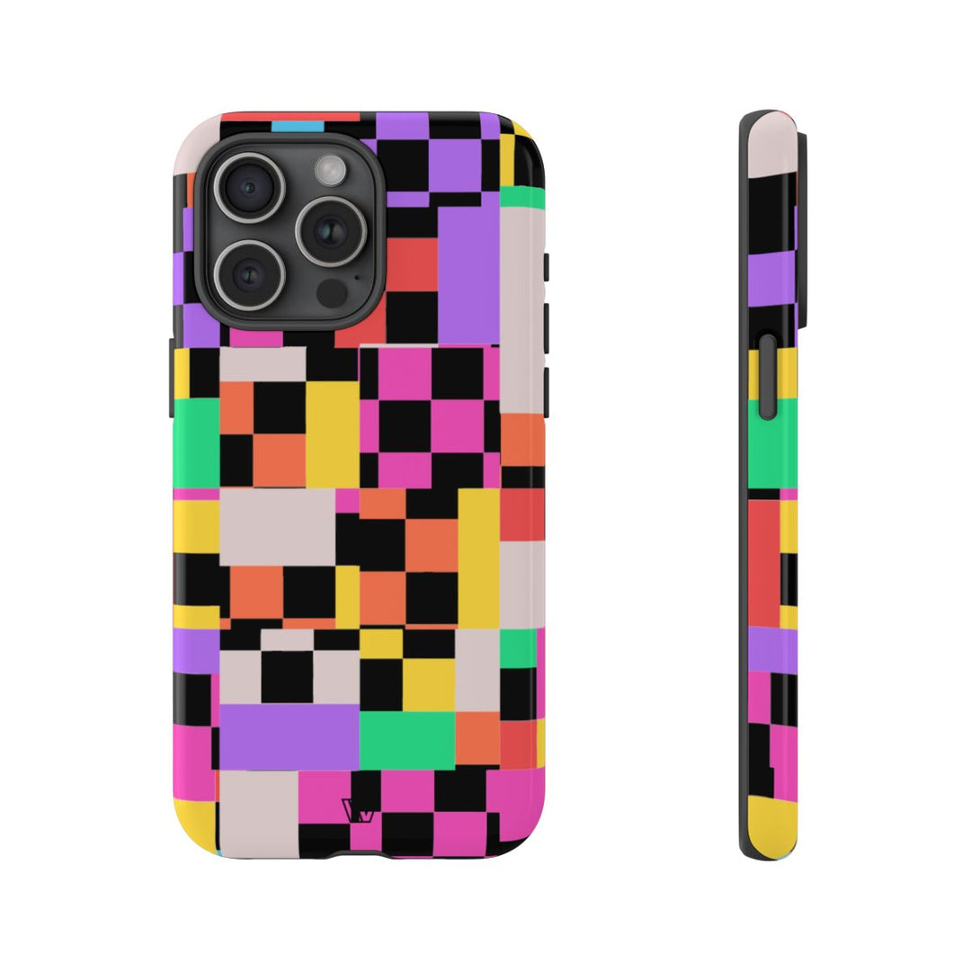 MASHED UP CHECKERBOARD | Tough Phone Case
