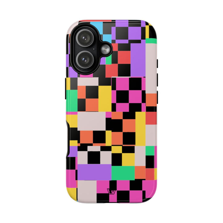 MASHED UP CHECKERBOARD | Tough Phone Case