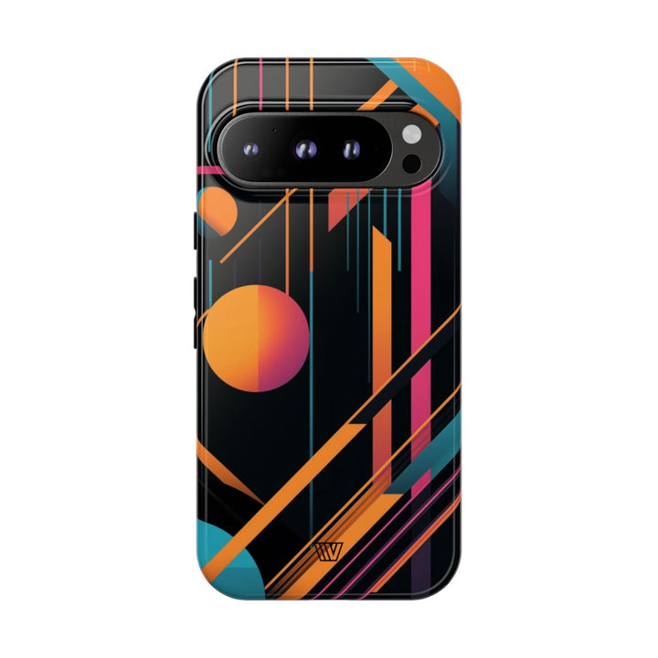BOLD RETRO LINES | Tough Phone Case