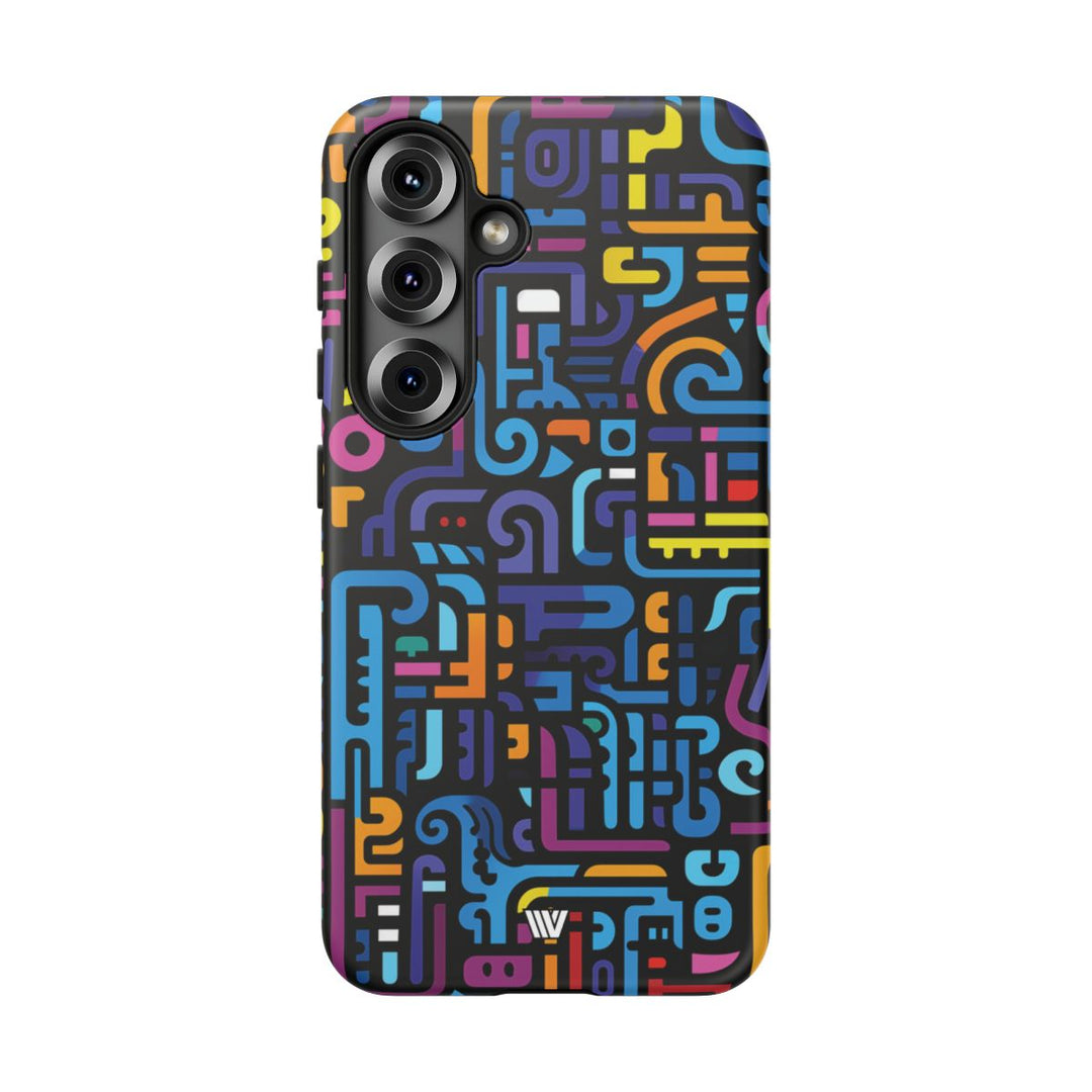 NEON GLYPHS | Tough Phone Case