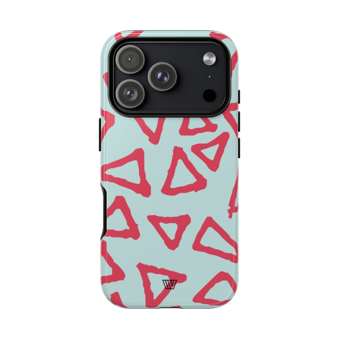 TRIANGLE DOODLE | Tough Phone Case