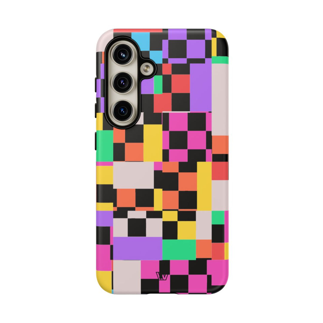 MASHED UP CHECKERBOARD | Tough Phone Case