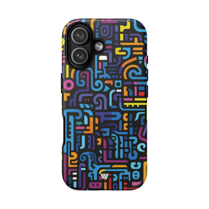 NEON GLYPHS | Tough Phone Case