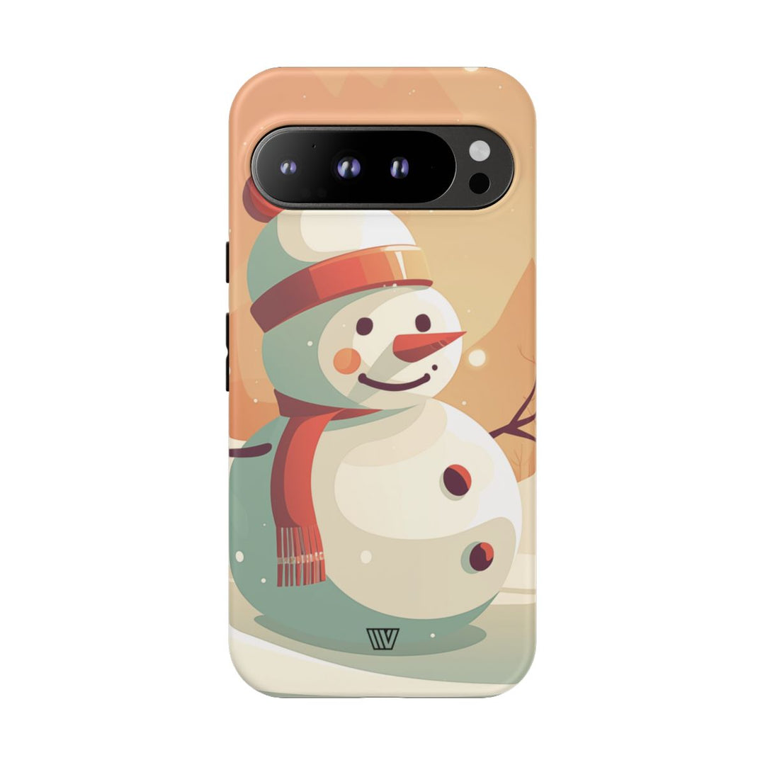 SUNSET SNOWMAN | Tough Phone Case
