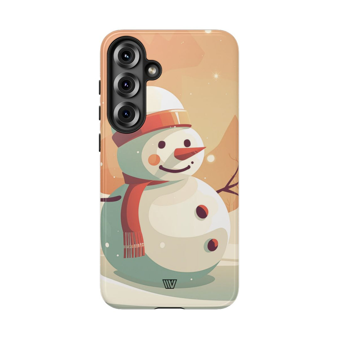 SUNSET SNOWMAN | Tough Phone Case