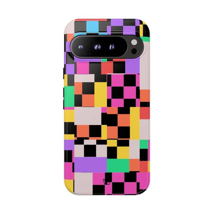 MASHED UP CHECKERBOARD | Tough Phone Case