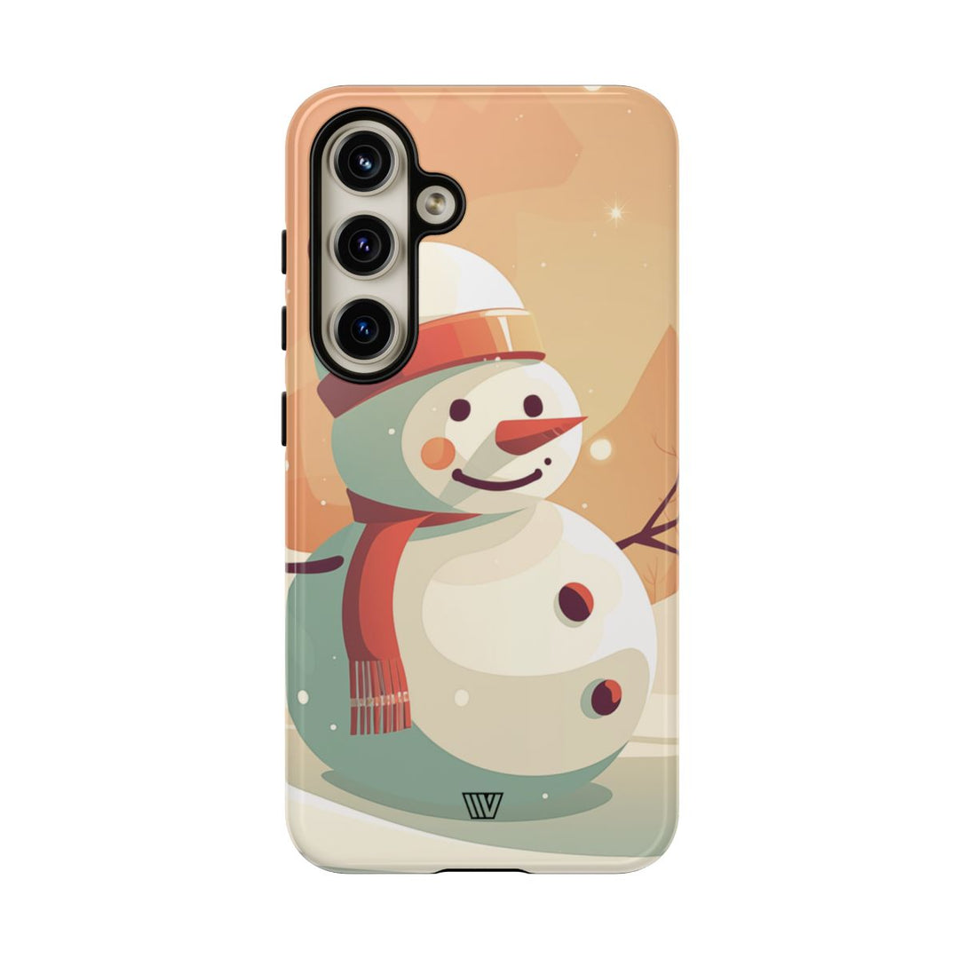 SUNSET SNOWMAN | Tough Phone Case