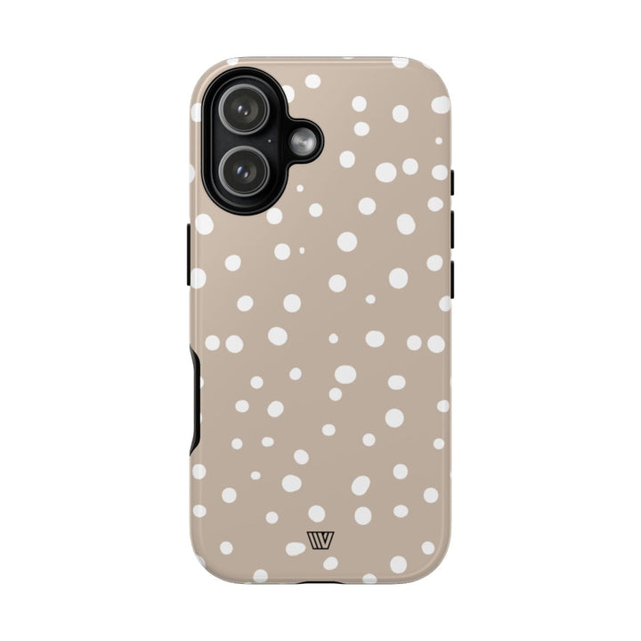 BEIGE DOTS | Tough Phone Case