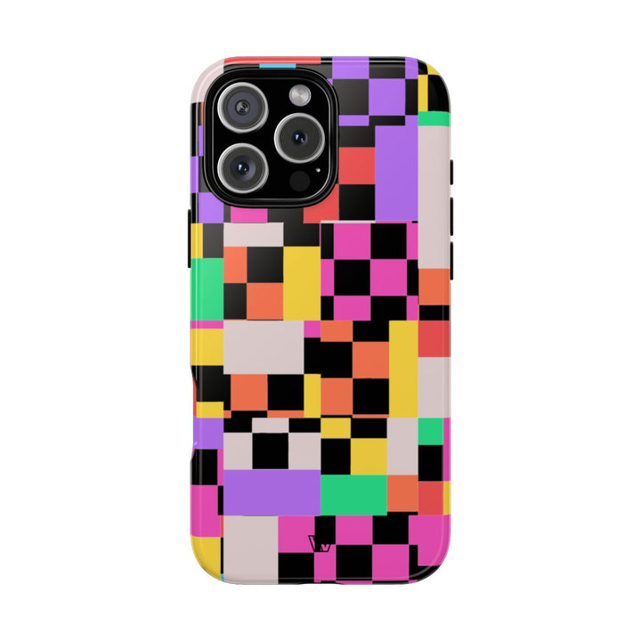 MASHED UP CHECKERBOARD | Tough Phone Case