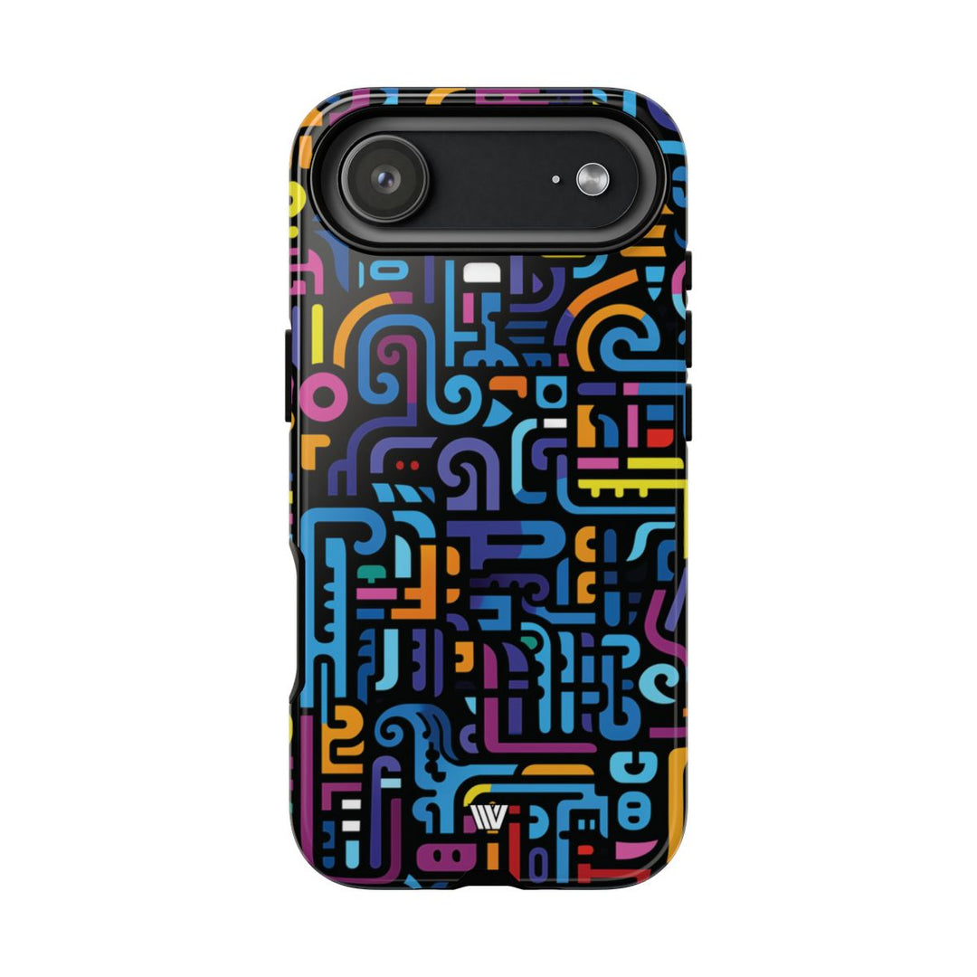NEON GLYPHS | Tough Phone Case