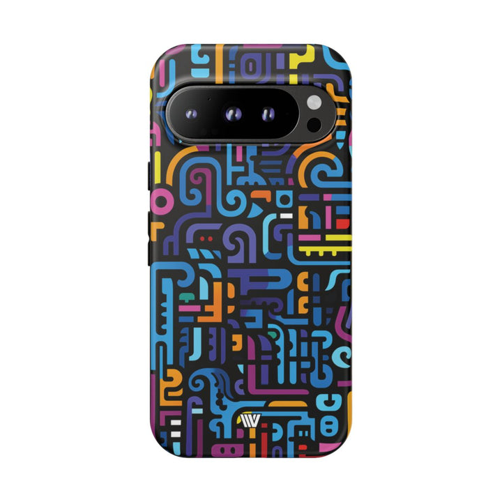 NEON GLYPHS | Tough Phone Case