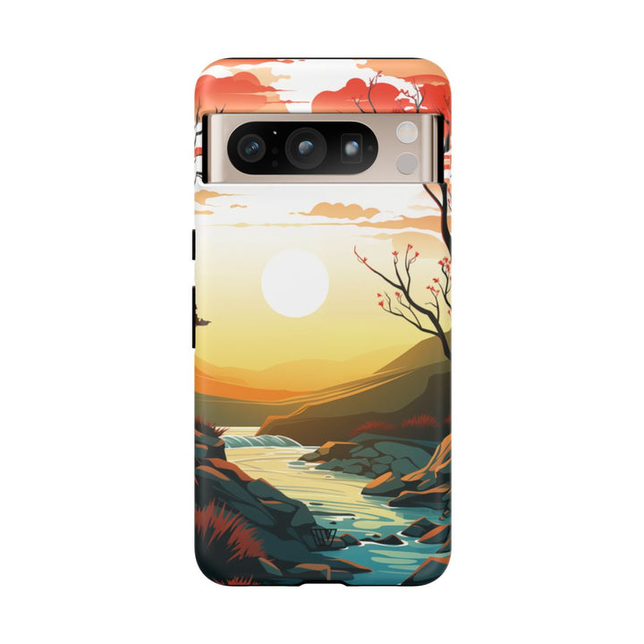 RIVER SUNSET | Tough Phone Case