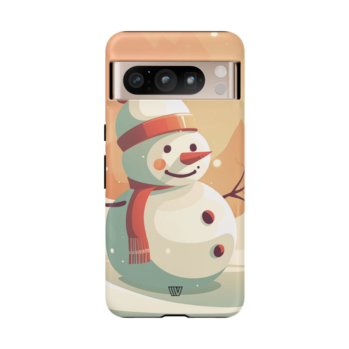 SUNSET SNOWMAN | Tough Phone Case