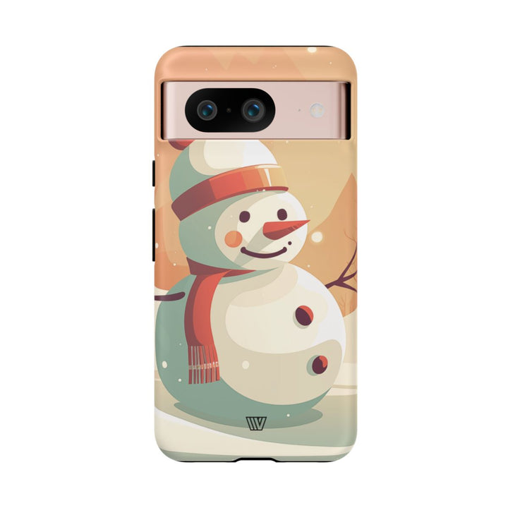 SUNSET SNOWMAN | Tough Phone Case