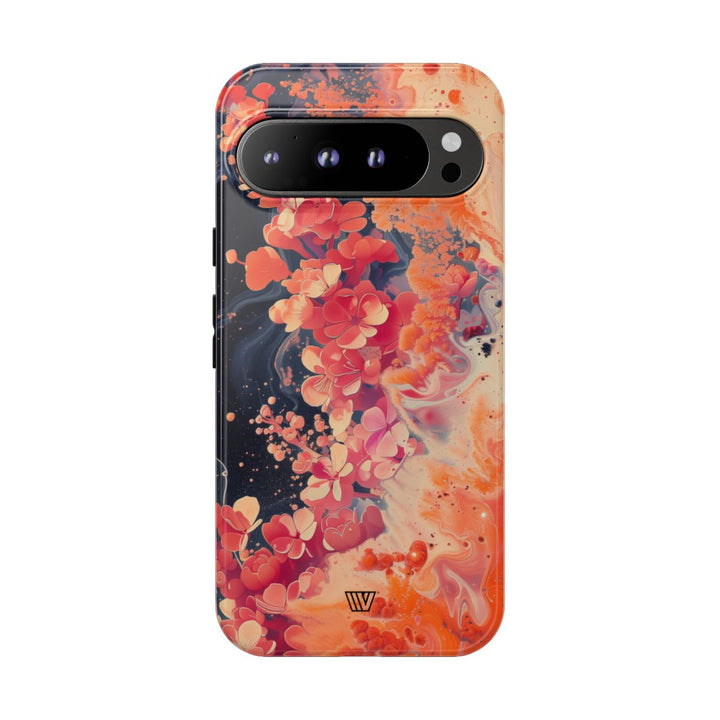 WAVE OF FLOWERS | Tough Phone Case