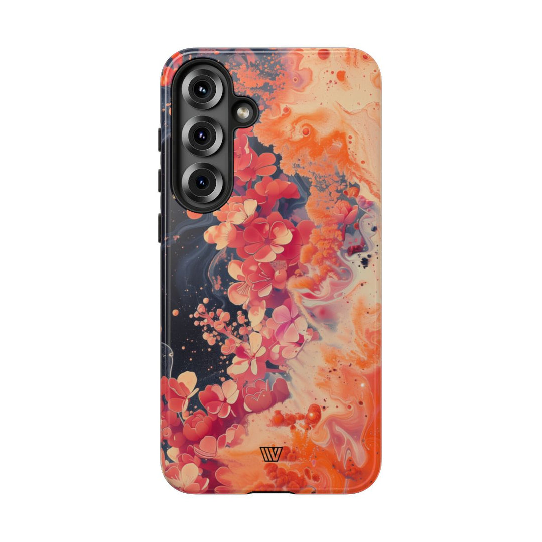 WAVE OF FLOWERS | Tough Phone Case