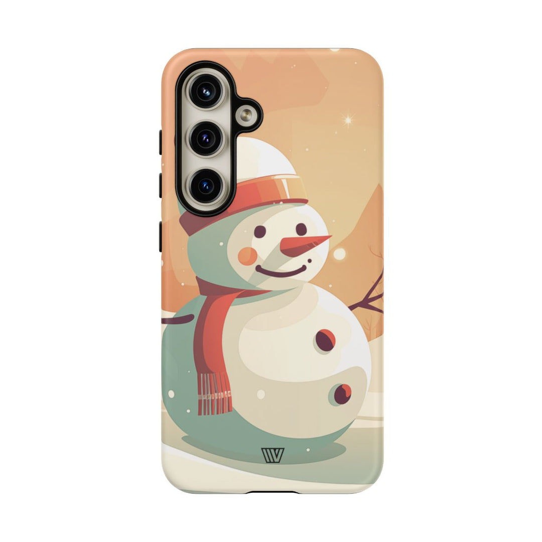 SUNSET SNOWMAN | Tough Phone Case