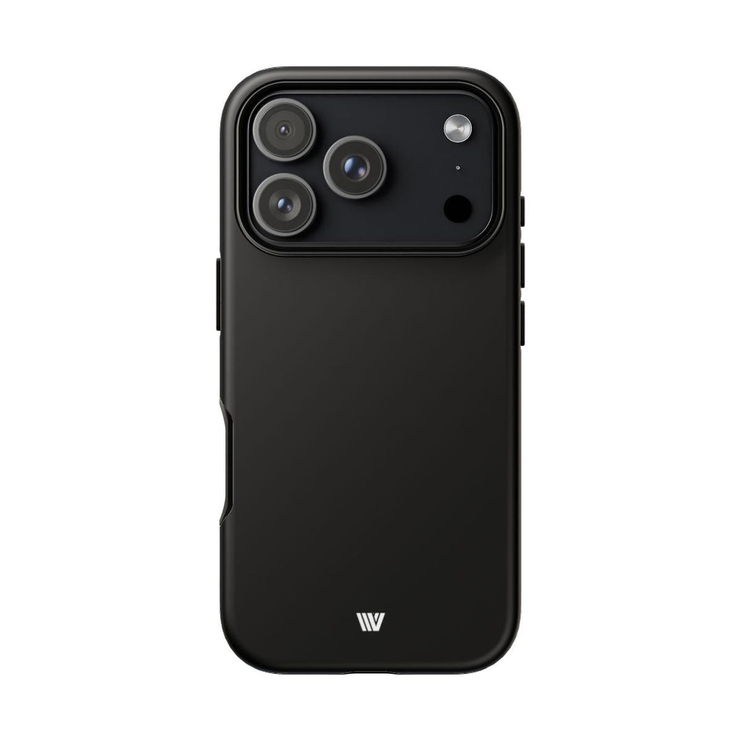 JET BLACK | Tough Phone Case