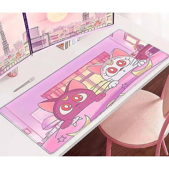 Kawaii CatPad: Stylish Desk Setup - DOKUTRONIX