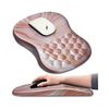 Pink Gold Marble Massage Mouse Pad with Wrist Support