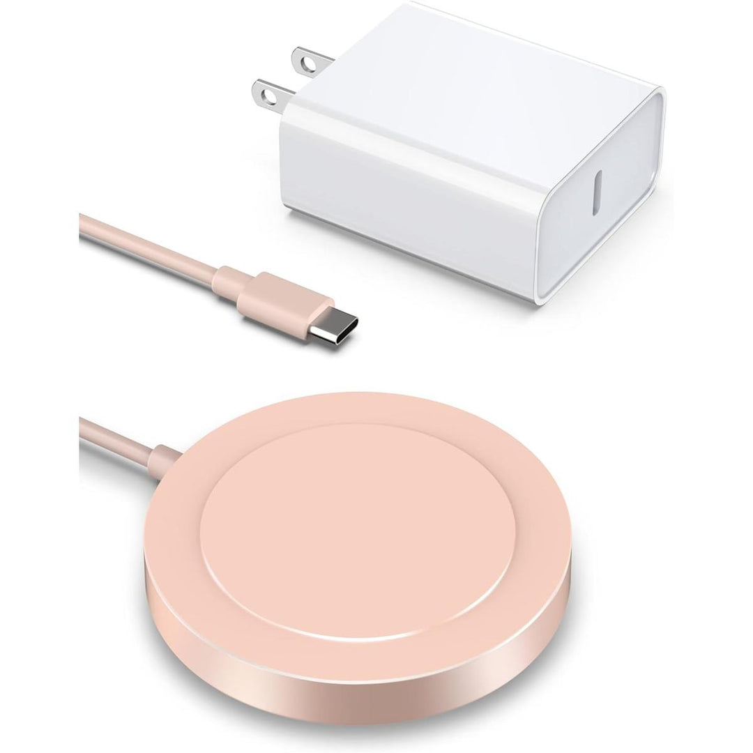 Pink MagSafe iPhone Charger - Wireless & Stylish! - DOKUTRONIX