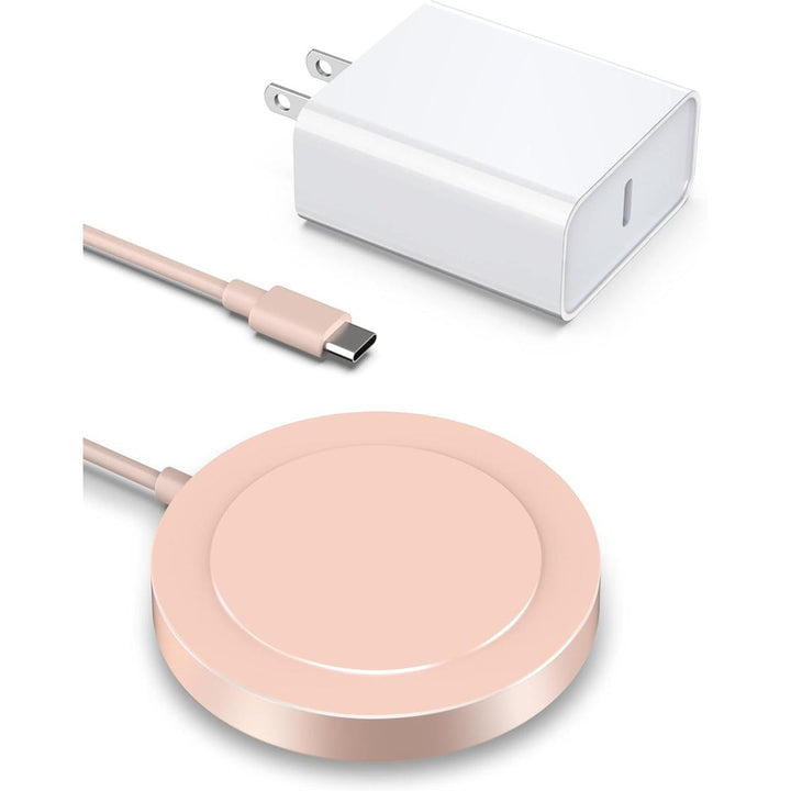 Pink MagSafe iPhone Charger - Wireless & Stylish! - DOKUTRONIX