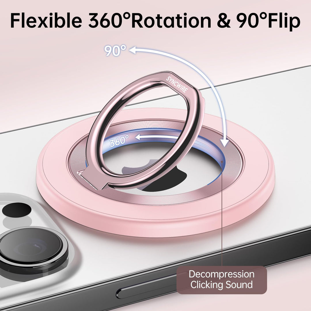Pink MagSync Finger Stand - Stylish & Functional! - DOKUTRONIX