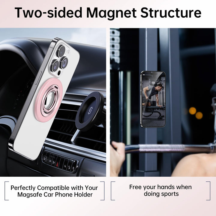 Pink MagSync Finger Stand - Stylish & Functional! - DOKUTRONIX