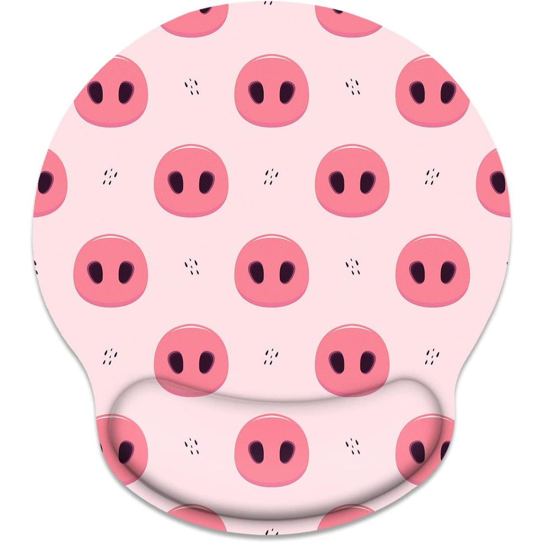 PigSnout Ergonomic Mouse Pad with Wrist Cushion - DOKUTRONIX