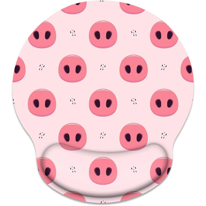 PigSnout Ergonomic Mouse Pad with Wrist Cushion - DOKUTRONIX