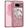 GlitterMag Rose Gold Case for Pixel 8A