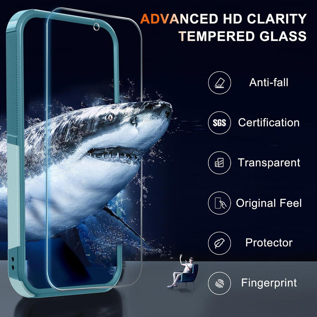 PixelArmor Case + Screen Protector + Lens Cover - Mint - DOKUTRONIX