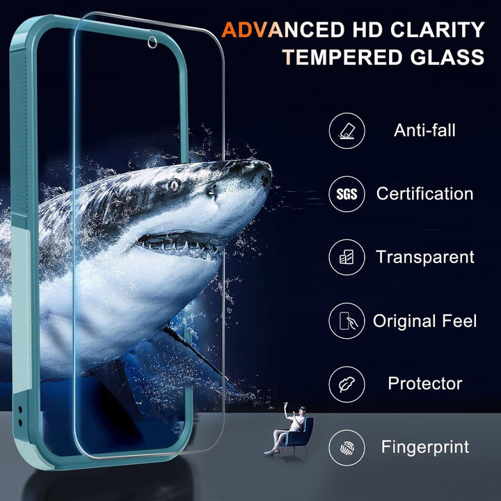 PixelArmor Case + Screen Protector + Lens Cover - Mint - DOKUTRONIX