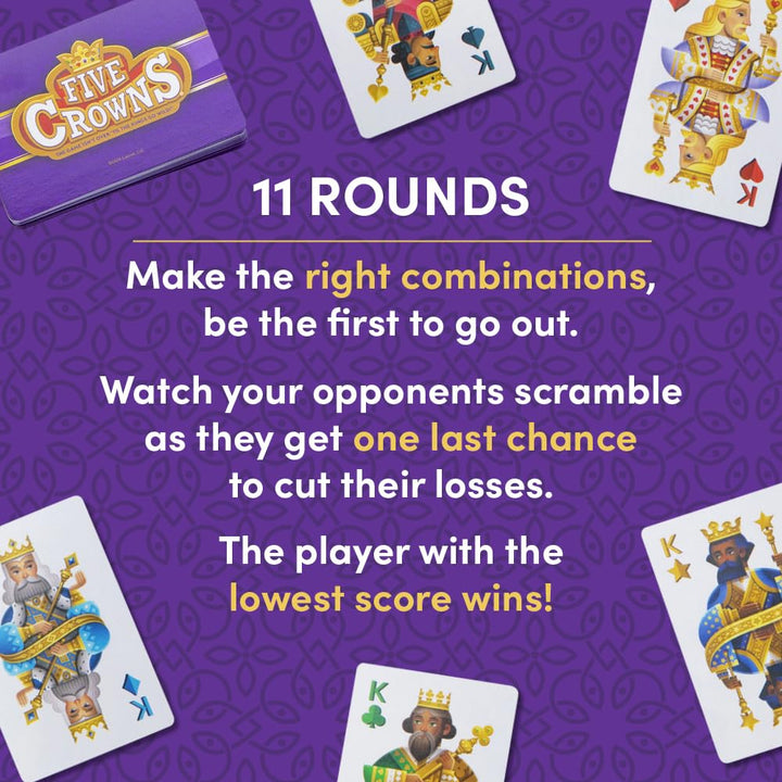 Crown Wild: 5-Suited Rummy Game - DOKUTRONIX