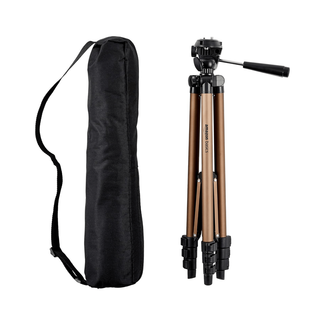 UltraLite 50 Tripod & Bag - Sleek Black/Brown - DOKUTRONIX