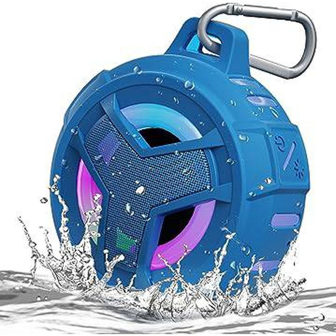 CoralWave Shower Speaker - Sync & Splash Sound! - DOKUTRONIX