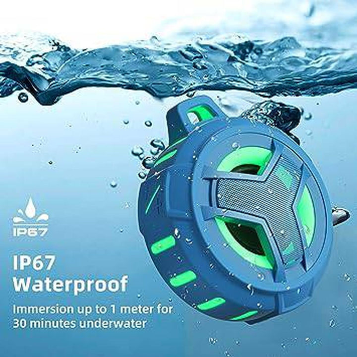 CoralWave Shower Speaker - Sync & Splash Sound! - DOKUTRONIX