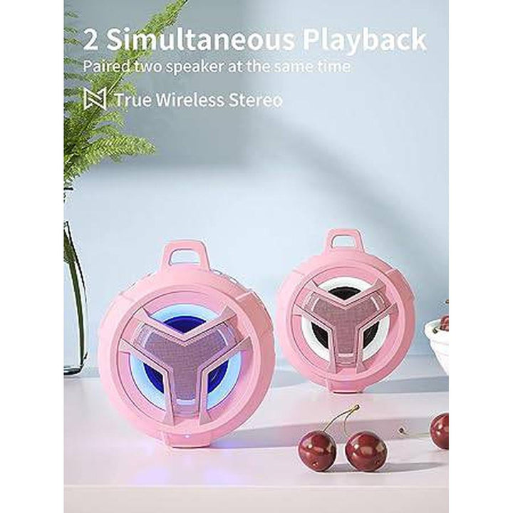 AquaGlow Bluetooth Shower Speaker - Pink - DOKUTRONIX