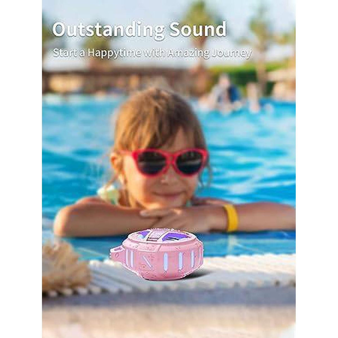 AquaGlow Bluetooth Shower Speaker - Pink - DOKUTRONIX
