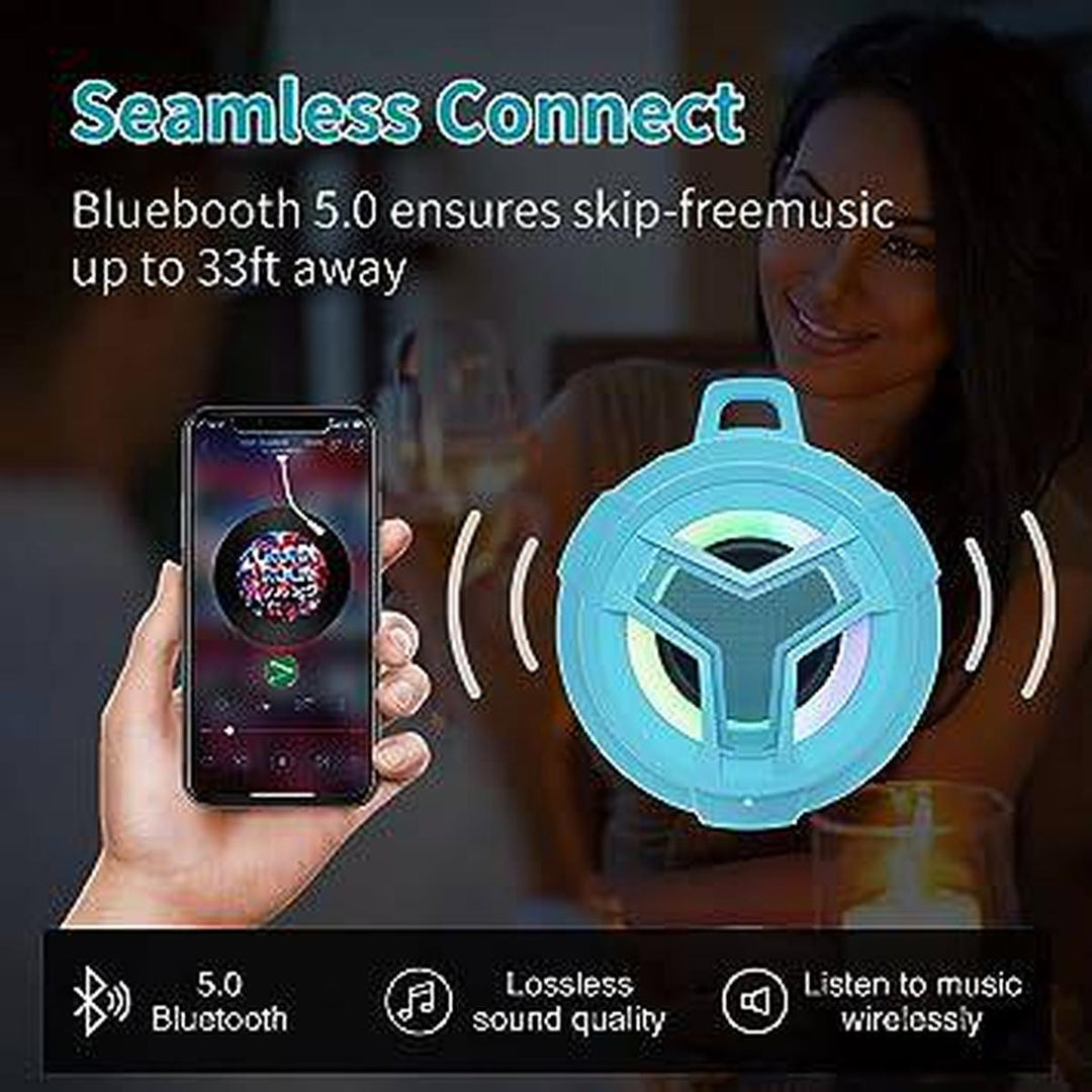 LightWave Shower Speaker - Sky Blue - DOKUTRONIX